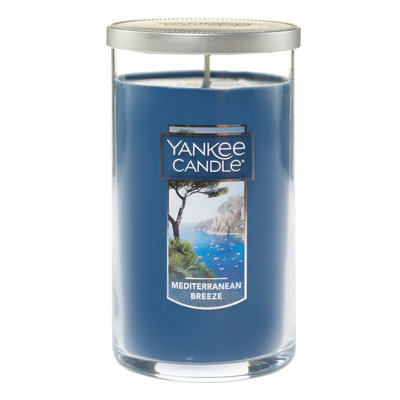 Yankee Candle(R) Mediterranean Breeze Perfect Pillar 12 Ounce, Dark Blue