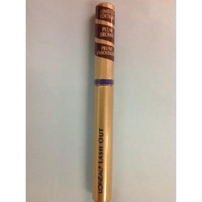 L'oreal Lash Out Mascara Waterproof ( Plum Brown ) New.