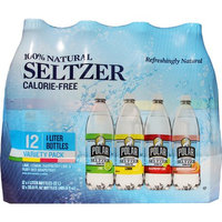 Polar Seltzer Water, Variety Pack, 33.8 Fl Oz, 12 Count