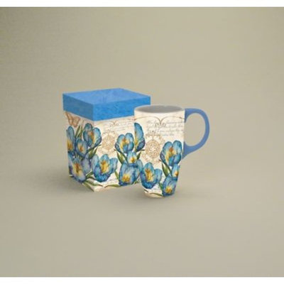 LANG® Blue Crocus 18 oz. Latte Mug