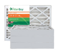 AFB Bronze MERV 6 12x15x4 Pleated AC Furnace Air Filter. Filters. 100% produced in the USA. (Pack of 4)