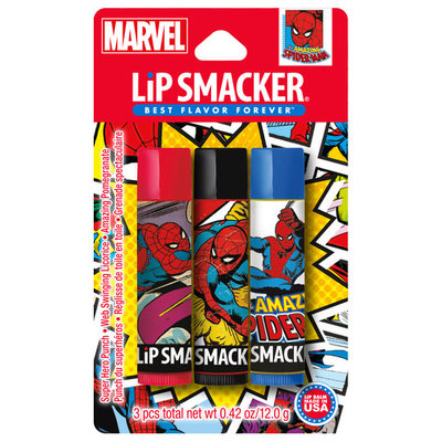 Lip Smacker Marvel Super Hero Spiderman Lip Balm Trio