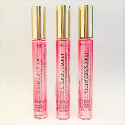 Victoria's Secret Bombshell Eau De Parfum Set of Three Travel Sprays 7ml/0.23oz