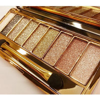 Zinnor 9 Colors Shimmer Eyeshadow-Eye Shadow Palette & Makeup Brush & Mirror Set-Women Cosmetic Diamond Bright Colorful Makeup Glitter Waterproof Eye Shadow Palette Set Eyeshadow Powder