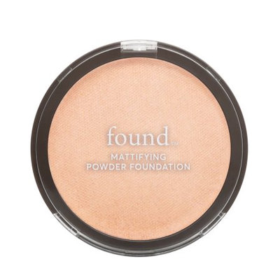 FOUND Mattifying Powder Foundation with Rosemary, 110 Porcelain, 0.28 fl oz