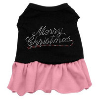 Dog Clothing Outlet Merry Christmas Rhinestone Dog Dresses