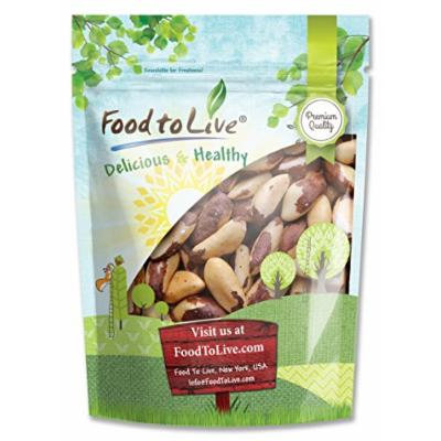 Food to Live BRAZIL NUTS (Whole, Shelled, Raw, Unsalted, Natural) (1 Pound)
