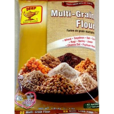 Deep Multi Grain Flour - All Natural / 4lb., Indian Groceries