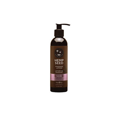 Earthly Body Hemp Seed Massage Lotion 8oz/237mL in Lavender - ML017