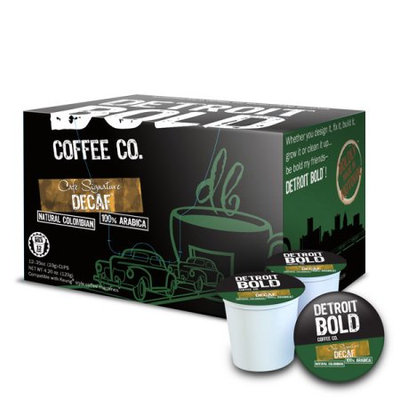 Detroit Bold Decaf Colombian Caf © Signature 12 ct. single-serve cups