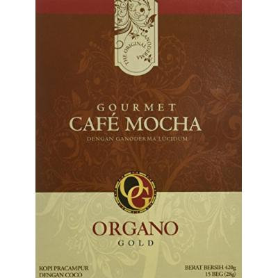 2 Boxes of Organo Gold Ganoderma Gourmet - Gourmet Cafe Mocha (15 sachets per box)
