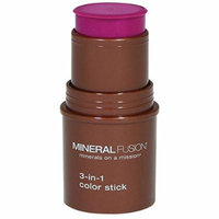 Mineral Fusion 3-in-1 Color Stick, Berry Glow, .18 Ounce