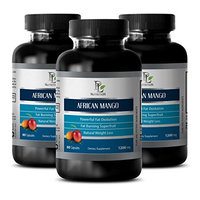 African mango green tea - AFRICAN MANGO EXTRACT - Promotes good mood & reduces stress - 3 Bottles 180 capsules