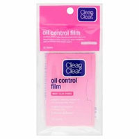 Clean & Clear Pink Grapefruit Scent Oil Control Film Facial Blotting Paper, 50-count Sheets (Pack of 4)
