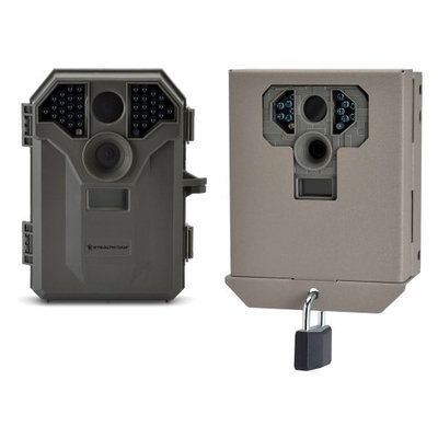 Stealth Cam 8MP No Glo Infrared Game Trail Camera with Video and Security Case