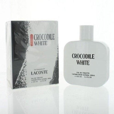 CROCODILE WHITE by Perfect Star 3.4 OZ EAU DE TOILETTE SPRAY NEW in Box for Men