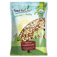 Food To Live ® Organic Brazil Nuts (Raw, No Shell) (12 Pounds)