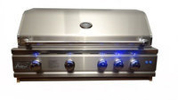 Rcs Gas Grills Pro Series Stainless Steel 38 Cutlass Grill with Blue LED - LP