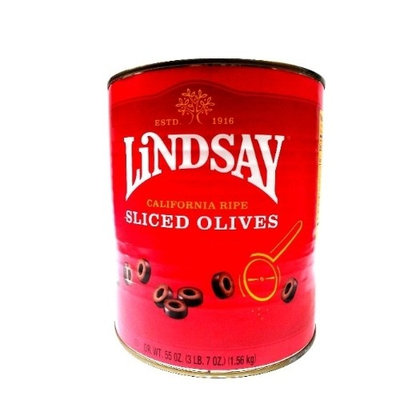Lindsay Extra Large California Rip Pitted Oilves 6-6 OZ