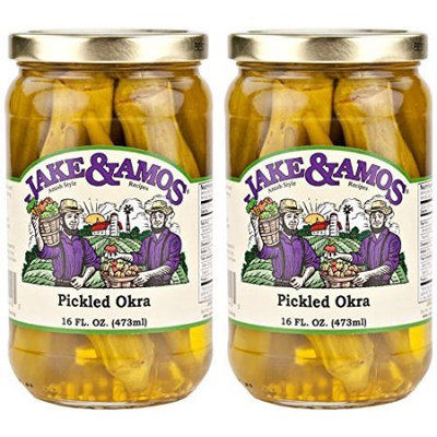 Dv Food Jake & Amos Pickled Okra - 2-16 oz. Jars