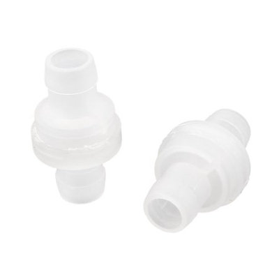 Aquarium Fish Tank Air Pump Clear Plastic One Way Non-Return Check Valve 2pcs
