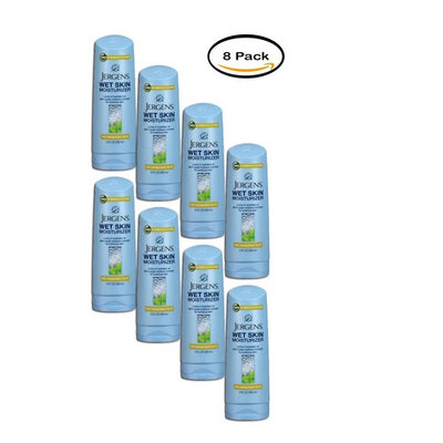 PACK OF 8 - Jergens Wet Skin Moisturizer with Calming Green Tea Oil, 10 Fl Oz