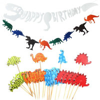 Unicorn Party Supplies Happy Birthday Banner Pennant with Cupcake Toppers Picks For Kids Girl Party Favors