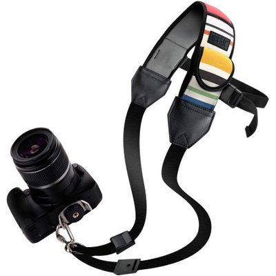 Accessory Power USA Gear Adjustable Neoprene Digital Camera Carrying Strap with Thick Neoprene and Safety Strap