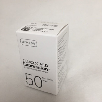 Arkray Glucocard Expression Blood Glucose Test Strips 50/bx