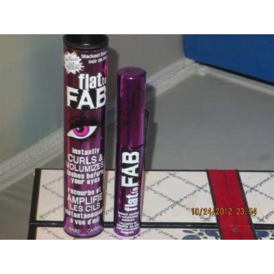 HARD CANDY ** FLAT TO FAB ** CURL & VOLUMIZE MASCARA *** # 435 BLACKEST BLACK
