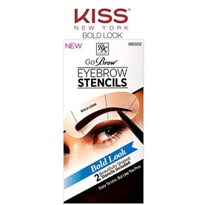 Ruby Kisses Kiss Go Brow Eyebrow Stencils Bold Look