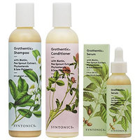 Syntonics Grothentic Scalp and Hair Care System for Thinning Hair 3-Steps Set (Shampoo, Conditioner & Serum)