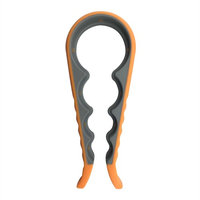 Arthritis Jar Opener, Good Grips for Glass & Lids Bottle Cup with Extra Leverage Made it Easy For Kids and Seniors with Limited Hand Movement. (Orange)