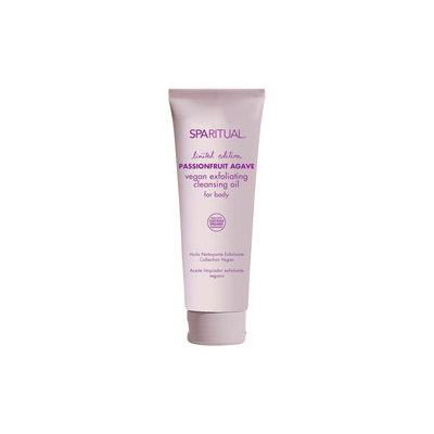 SpaRitual PASSIONFRUIT AGAVE EXFOLIATING CLEANSING OIL, 3.4 oz.
