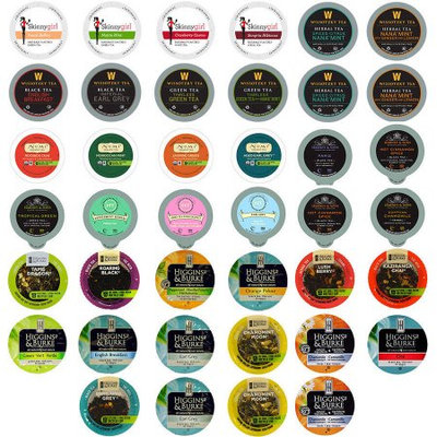 Ssbd Tea Single Serve Cups for Keurig K Cup Brewer Variety Pack Sampler, 40 Count