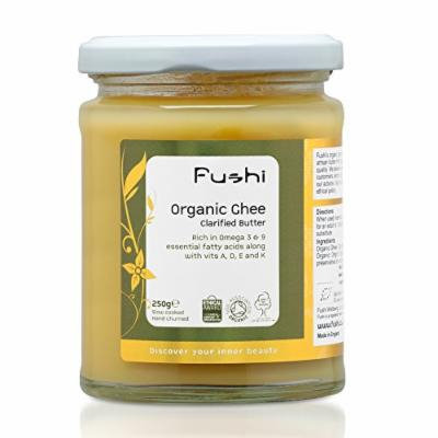 Fushi Ghee Clarified Butter 300ml, Organic Fresh Grass Fed, Hand Churned