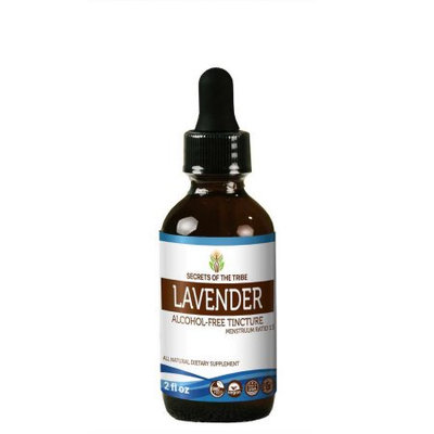 Nevada Pharm Lavender Tincture Alcohol-FREE Extract, Organic Lavender (Lavandula X Intermedia) Dried Flowers 2 oz