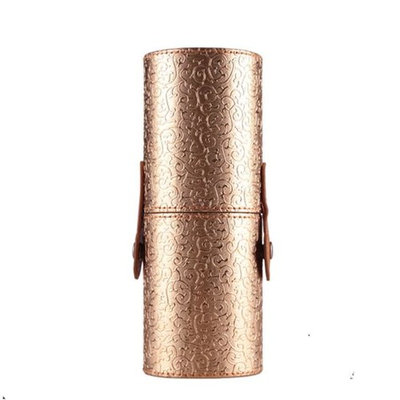 Leather Cosmetic Case Portable Storage Makeup Bags Organizer Brush Holder Cup GD