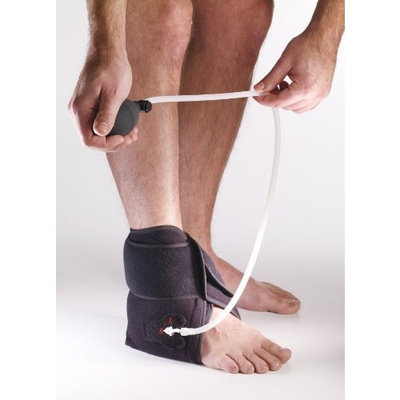 Corflex CRYO PNEUMATIC ANKLE/ELBOW SPLINT-NO GEL Pack - Brace only - Fits up to 16