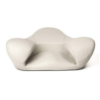 Alexia Meditation Seat D371-CU013 Meditation Leather Seat Light Grey - Very Large