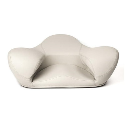 Alexia Meditation Seat D371-CU013 Meditation Leather Seat Light Grey - Very Large