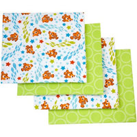 Desigual Disney Nemo Day at Sea Flannel Blanket, 4-Pack