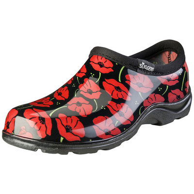 Sloggers Women's Waterproof Comfort Shoes - Red Poppies