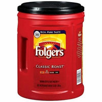SCS Folgers Classic Roast Ground Coffee - 48 Oz.