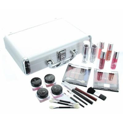 ETA Cosmetics Carry All Train Case with Makeup and Reusable Aluminum Case, Guylond