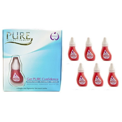 Permanent Makeup Tattoo ink Pigment PURE FLAMINGO 6 units per box BioTouch
