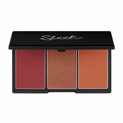 Sleek Makeup - Blush by 3 Palette - SUGAR - for Medium to Dark Skin Tones