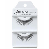 Kara Beauty Human Hair Eyelashes - 99 (Pack of 12)