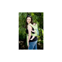 BabyHawk Meh Dai (Mei Tei) Baby Carrier - Eyes of the World with Avocado Straps