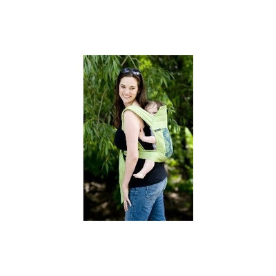 BabyHawk Meh Dai (Mei Tei) Baby Carrier - Eyes of the World with Avocado Straps